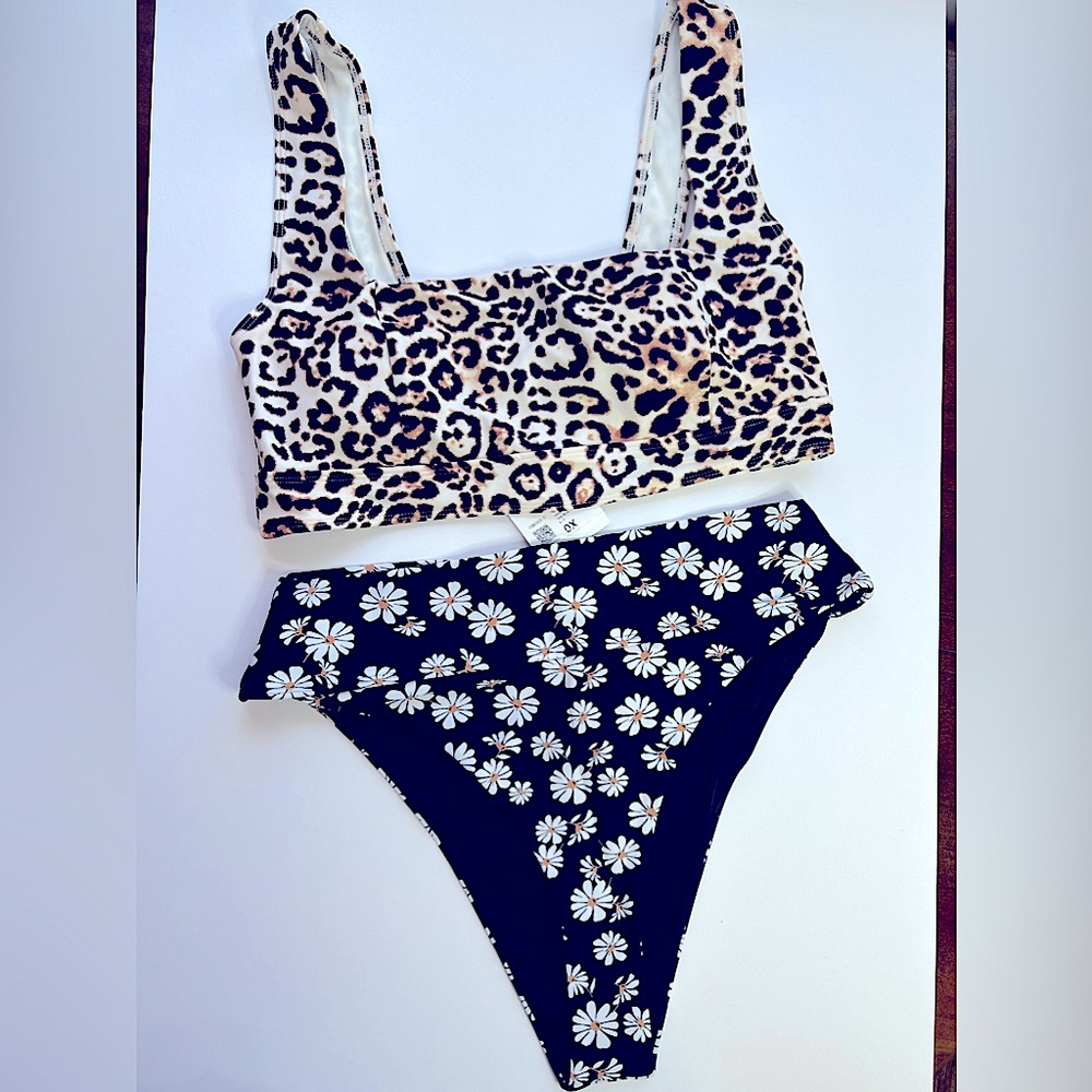NWT Forever 21 Swim Bundle Bikini 2 Piece 0X Top XL Bottom